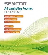 Sencor SLA FA4B150 A4-es Lamináló fólia Iroda és számítástechnika - Papír kezelő termék - Lamináló fólia - 277699