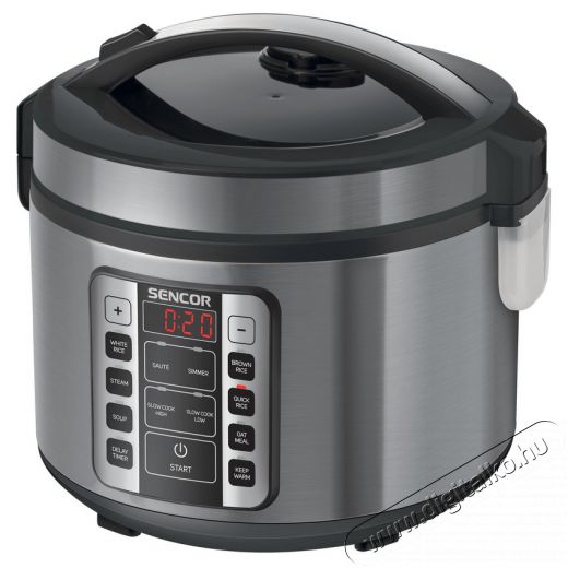Sencor SRM 3150SS többfunkciós rizsfőző Konyhai termékek - Konyhai kisgép (sütés / főzés / hűtés / ételkészítés) - Rizsfőző - 349349