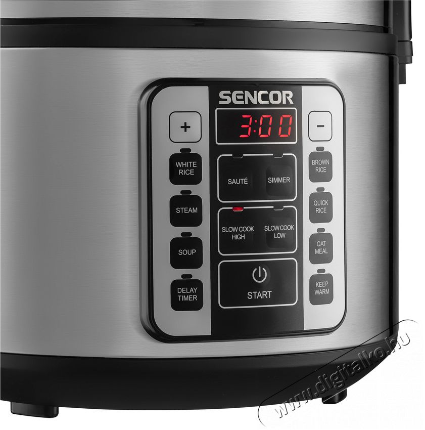Sencor SRM 3150SS többfunkciós rizsfőző Konyhai termékek - Konyhai kisgép (sütés / főzés / hűtés / ételkészítés) - Rizsfőző - 349349