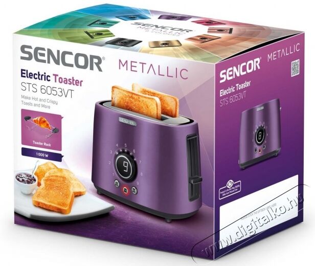 Sencor STS 6053VT kenyérpirító Konyhai termékek - Konyhai kisgép (sütés / főzés / hűtés / ételkészítés) - Kenyérpirító - 336112