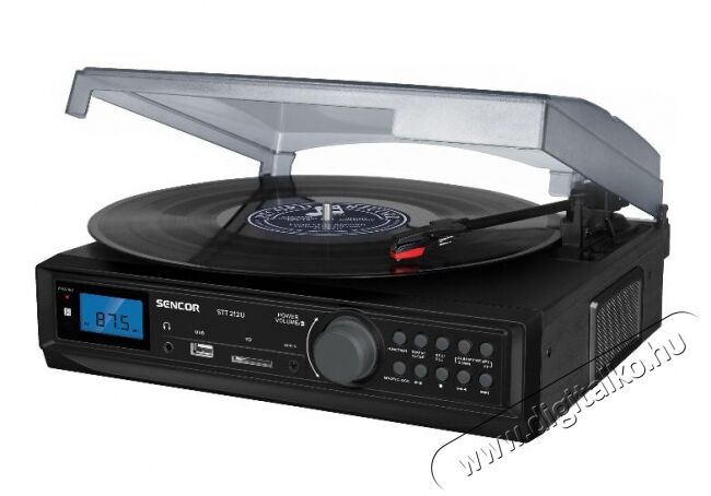 Sencor STT 212U lemezlejátszó Audio-Video / Hifi / Multimédia - CD / DVD / Blu-Ray / Multimédia készülék - Multimédia lejátszó - 352039