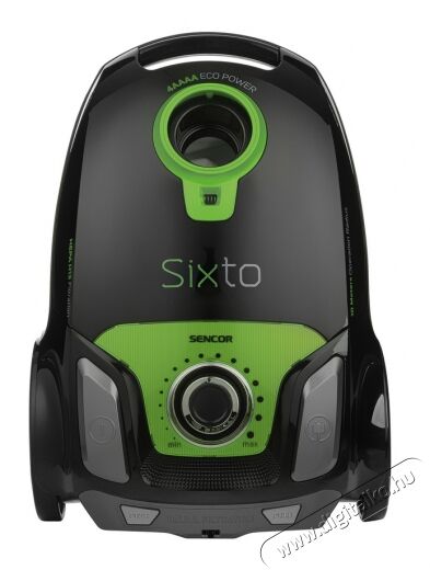 Sencor SVC 6900GR 4AAAA EcoPower Porzsákos porszívó - zöld Háztartás / Otthon / Kültér - Porszívó / takarítógép - Porzsákos porszívó - 349367