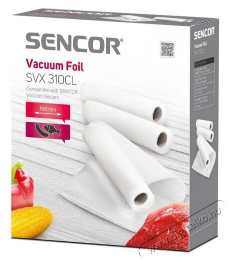 Sencor SVX 310CL (SVS) 150mm vákuum fólia Konyhai termékek - Fóliahegesztő - Vákumfólia - 353670