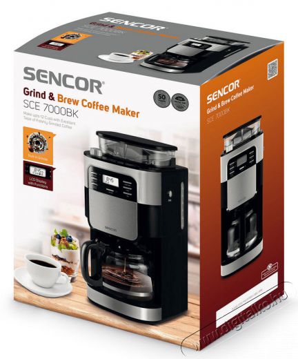 Sencor SCE 7000BK filteres kávéfőző Konyhai termékek - Kávéfőző / kávéörlő / kiegészítő - Filteres kávéfőző - 361480
