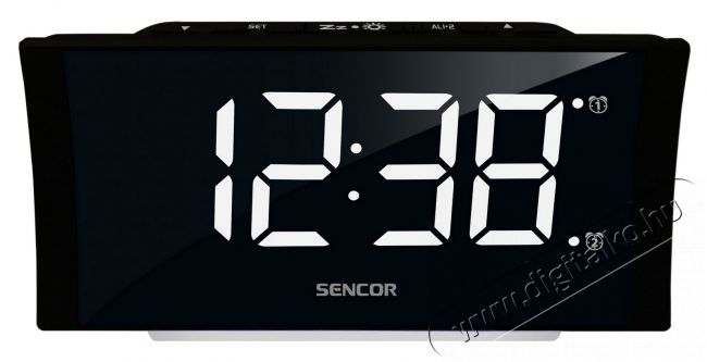 Sencor SDC 4930 W digitális ébresztőóra Háztartás / Otthon / Kültér - Óra - Ébresztőóra - 349301