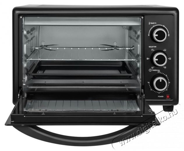 Sencor SEO 2810BK elektromos mini sütő Konyhai termékek - Sütő-főzőlap, tűzhely (szabadonálló) - Mini sütő / mini grill / mini konyha - 342113