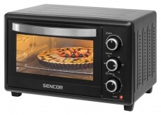 Sencor SEO 2810BK elektromos mini sütő Konyhai termékek - Sütő-főzőlap, tűzhely (szabadonálló) - Mini sütő / mini grill / mini konyha - 342113