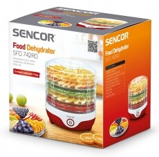 Sencor SFD 742RD gyümölcsaszaló Konyhai termékek - Konyhai kisgép (sütés / főzés / hűtés / ételkészítés) - Gyümölcsaszaló - 297397