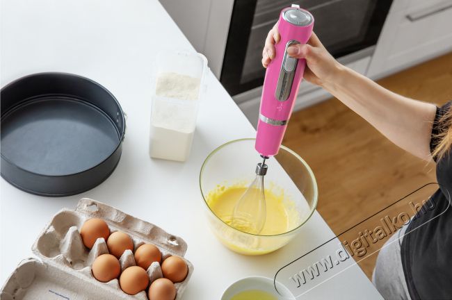 Sencor SHB 4468RS Botmixer szett - rózsaszín Konyhai termékek - Konyhai kisgép (előkészítés / feldolgozás) - Botmixer - 349322