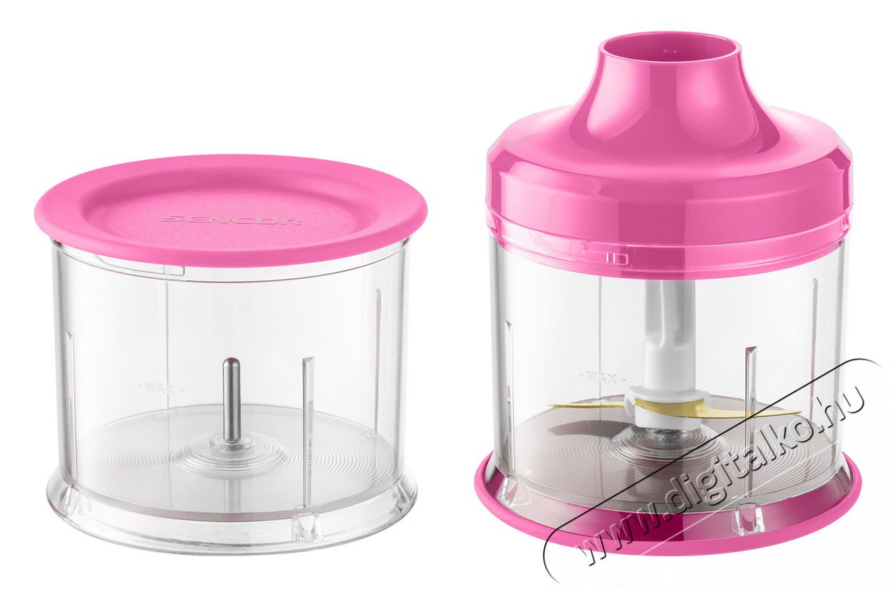 Sencor SHB 4468RS Botmixer szett - rózsaszín Konyhai termékek - Konyhai kisgép (előkészítés / feldolgozás) - Botmixer - 349322