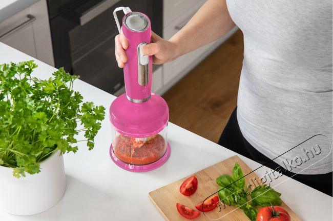 Sencor SHB 4468RS Botmixer szett - rózsaszín Konyhai termékek - Konyhai kisgép (előkészítés / feldolgozás) - Botmixer - 349322