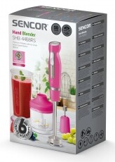 Sencor SHB 4468RS Botmixer szett - rózsaszín Konyhai termékek - Konyhai kisgép (előkészítés / feldolgozás) - Botmixer - 349322