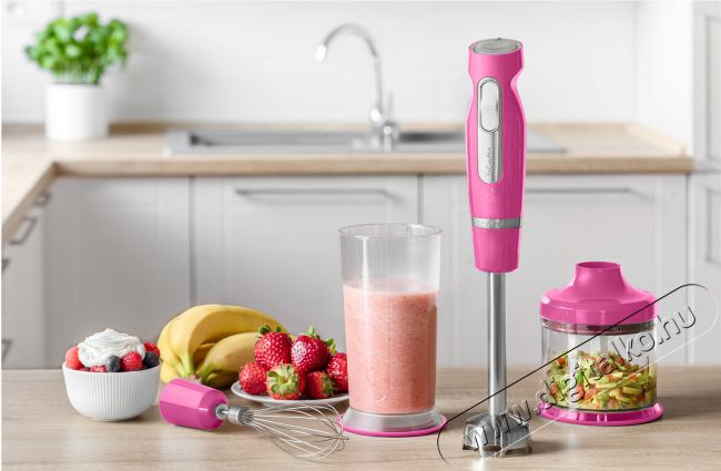 Sencor SHB 4468RS Botmixer szett - rózsaszín Konyhai termékek - Konyhai kisgép (előkészítés / feldolgozás) - Botmixer - 349322