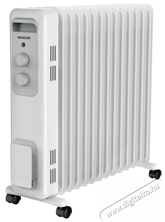 Sencor SOH 3213WH Elektromos Olajradiátor - fehér Háztartás / Otthon / Kültér - Fűtés - Olajradiátor - 346053