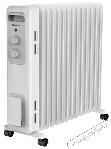 Sencor SOH 3213WH Elektromos Olajradiátor - fehér Háztartás / Otthon / Kültér - Fűtés - Olajradiátor - 346053