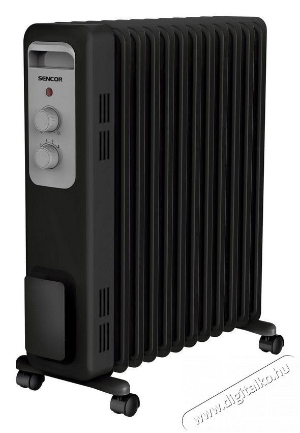 Sencor SOH 3311BK elektromos Olajradiátor - fekete Háztartás / Otthon / Kültér - Fűtés - Olajradiátor - 346056