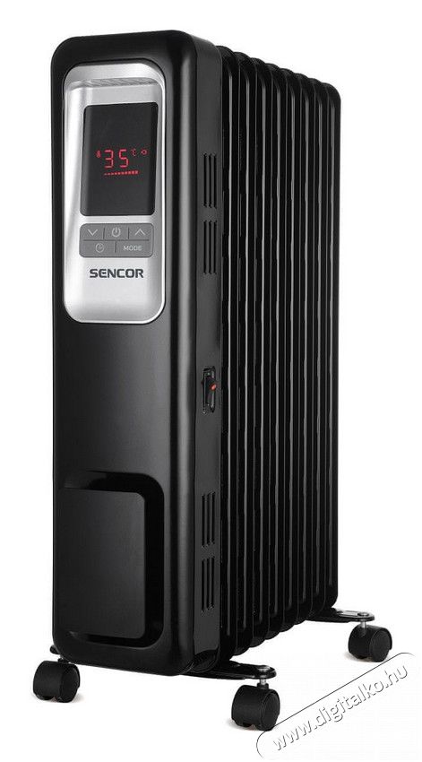 Sencor SOH 6109BK Elektromos Olajradiátor - fekete Háztartás / Otthon / Kültér - Fűtés - Olajradiátor - 346058