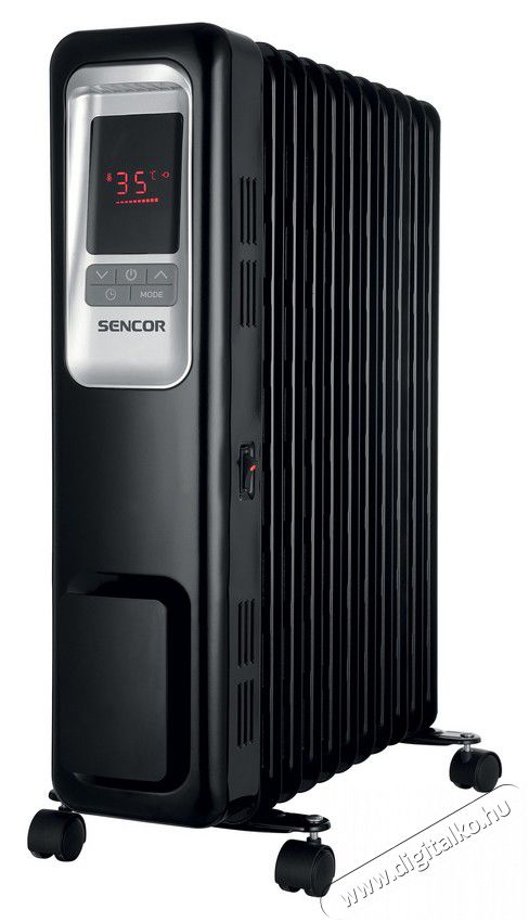 Sencor SOH 6111BK Elektromos Olajradiátor - fekete Háztartás / Otthon / Kültér - Fűtés - Olajradiátor - 346059