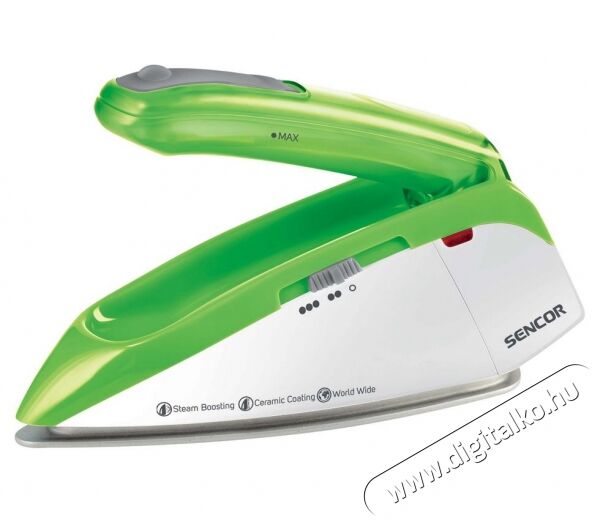 Sencor SSI 1010GR Gőzölős úti vasaló - zöld Háztartás / Otthon / Kültér - Vasaló - Úti / mini vasaló - 353662