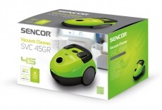 Sencor SVC 45GR-EUE3 Porzsákos porszívó - zöld Háztartás / Otthon / Kültér - Porszívó / takarítógép - Porzsákos porszívó - 349365