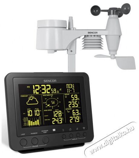 Sencor SWS 9700 Professzionális meteorológiai állomás Háztartás / Otthon / Kültér - Lakásfelszerelés - Időjárás állomás - 320434