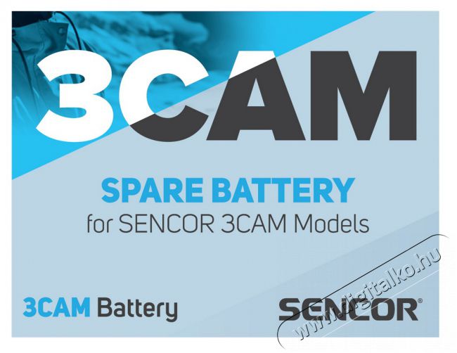 Sencor 3CAM Battery sportkamera akkumulátor Fényképezőgép / kamera - Sport kamera tartozékok - Akkumulátor / töltő - 300476