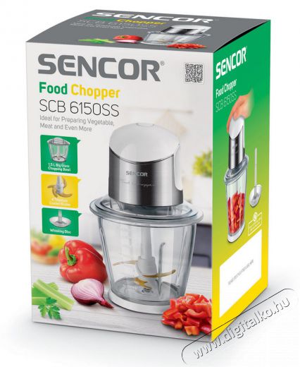 Sencor SCB 6150SS-EUE3 Aprító Konyhai termékek - Konyhai kisgép (előkészítés / feldolgozás) - Aprító / daráló - 361479