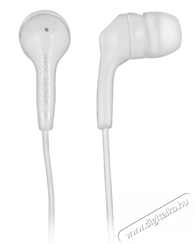 Sencor SEP 120 Fülhallgató - fehér Audio-Video / Hifi / Multimédia - Fül és Fejhallgatók - Fülhallgató - 278220