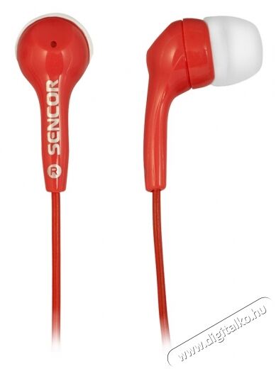 Sencor SEP 120 Fülhallgató - piros Audio-Video / Hifi / Multimédia - Fül és Fejhallgatók - Fülhallgató - 278218