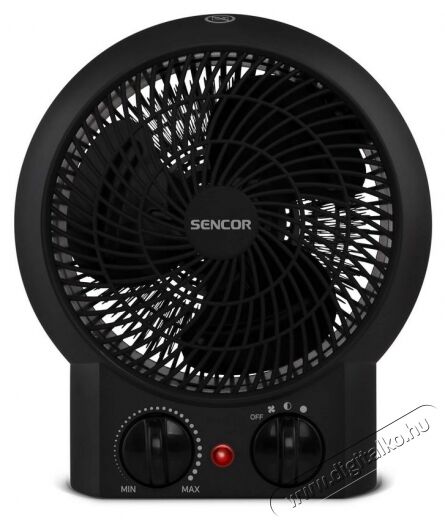 Sencor SFH 7021BK fűtőventilátor - fekete Háztartás / Otthon / Kültér - Fűtés - Fűtőventilátoros hősugárzó - 353629