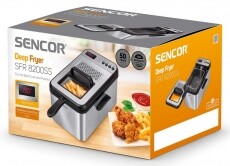 Sencor SFR 8200SS Fritőz Konyhai termékek - Konyhai kisgép (sütés / főzés / hűtés / ételkészítés) - Olajsütő - 364587