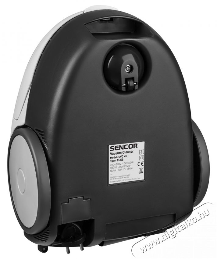 Sencor SVC 45WH-EUE3 porzsákos porszívó Háztartás / Otthon / Kültér - Porszívó / takarítógép - Porzsákos porszívó - 349366