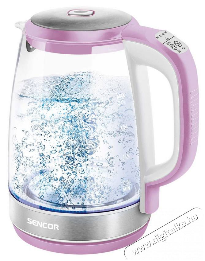 Sencor SWK 2198RS Üveg Vízforraló - pink Konyhai termékek - Vízforraló / teafőző - 352054