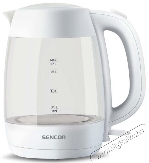 Sencor SWK 7300WH Üveg Vízforraló 1,7L Konyhai termékek - Vízforraló / teafőző - 364644