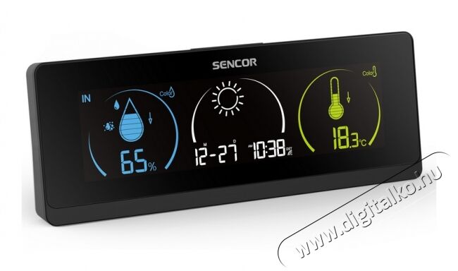 Sencor SWS 8700 időjárás állomás Háztartás / Otthon / Kültér - Lakásfelszerelés - Időjárás állomás - 349383