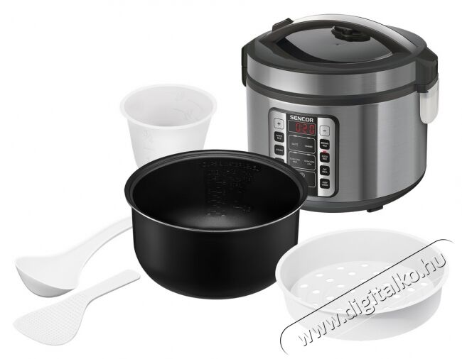 Sencor SRM 3150SS többfunkciós rizsfőző Konyhai termékek - Konyhai kisgép (sütés / főzés / hűtés / ételkészítés) - Rizsfőző - 349349