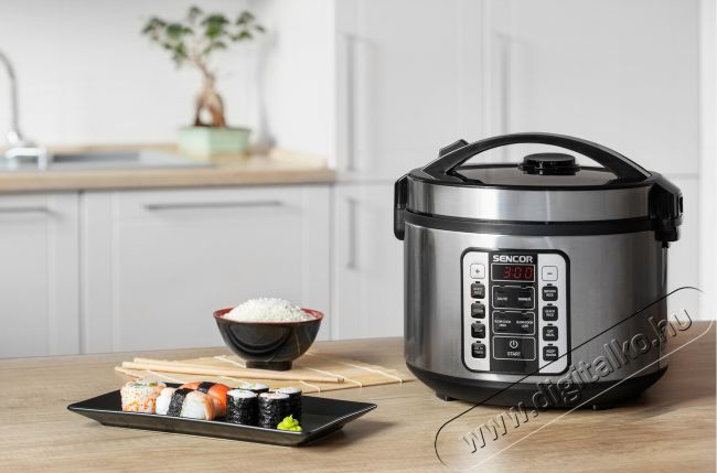 Sencor SRM 3150SS többfunkciós rizsfőző Konyhai termékek - Konyhai kisgép (sütés / főzés / hűtés / ételkészítés) - Rizsfőző - 349349