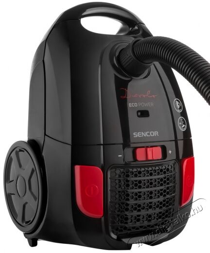 Sencor SVC 6001BK-EUE3 porzsákos porszívó Háztartás / Otthon / Kültér - Porszívó / takarítógép - Porzsákos porszívó - 342574