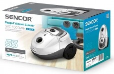 Sencor SVC 5500WH porszívó Háztartás / Otthon / Kültér - Porszívó / takarítógép - Porzsákos porszívó - 361499