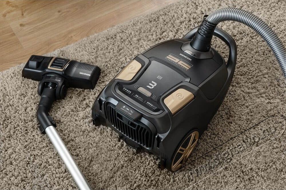 Sencor SVC 9300BK EcoPower porzsákos porszívó Háztartás / Otthon / Kültér - Porszívó / takarítógép - Porzsákos porszívó - 349370