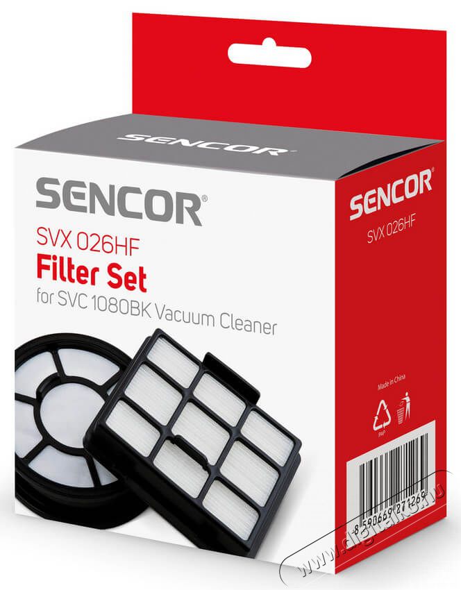 Sencor SVX 026HF HEPA szűrő készlet Háztartás / Otthon / Kültér - Porszívó / takarítógép - Szűrő - 352040