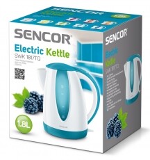 Sencor SWK 1817TQ Vízforraló - fehér/világos kék Konyhai termékek - Vízforraló / teafőző - 274725