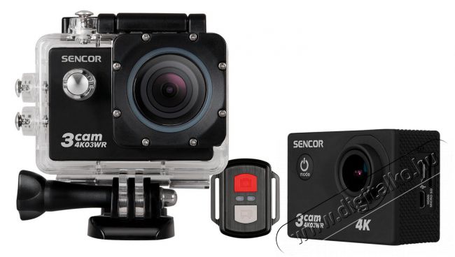 Sencor 3CAM 4K03WR sport kamera Fényképezőgép / kamera - Sport kamera - 4K felbontású - 320705