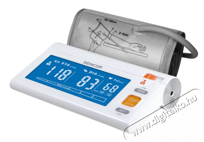 Sencor SBP 915 Vérnyomásmérő Szépségápolás / Egészség - Vérnyomásmérő - Felkaros vérnyomásmérő - 260904