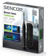Sencor SOC 3311BK elektromos fogkefe Szépségápolás / Egészség - Száj / fog ápolás - Elektromos fogkefe - 336100