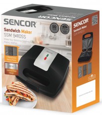 Sencor SSM 9410SS szendvics sütő Konyhai termékek - Konyhai kisgép (sütés / főzés / hűtés / ételkészítés) - Melegszendvics / gofri sütő - 361495