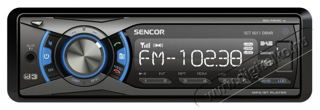 Sencor SCT 6011DBMR autórádió Autóhifi / Autó felszerelés - Autórádió fejegység - Autórádió fejegység - 333287
