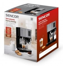 Sencor SES 4050SS kávéfőző Konyhai termékek - Kávéfőző / kávéörlő / kiegészítő - Presszó kávéfőző - 346003