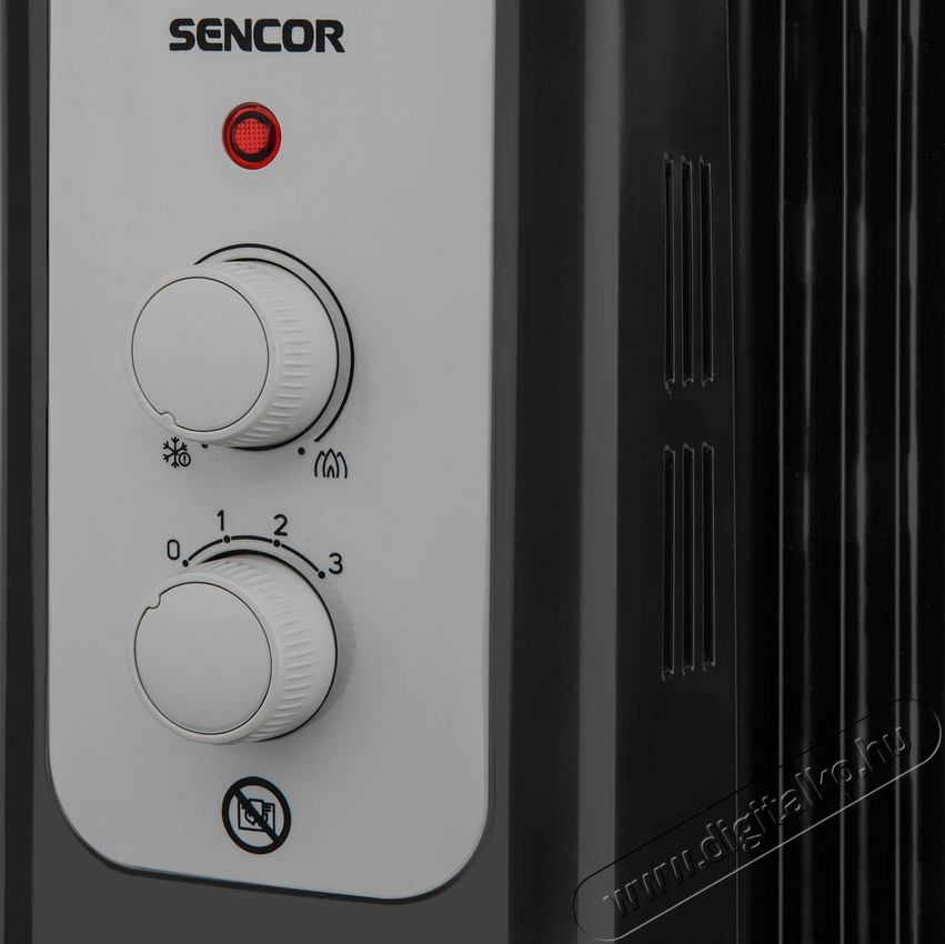 Sencor SOH 3313BK elektromos olajradiátor Háztartás / Otthon / Kültér - Fűtés - Olajradiátor - 346057