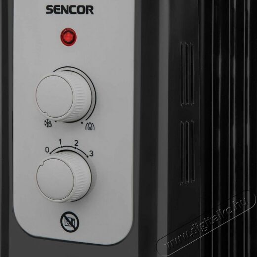 Sencor SOH 3313BK elektromos olajradiátor Háztartás / Otthon / Kültér - Fűtés - Olajradiátor - 346057